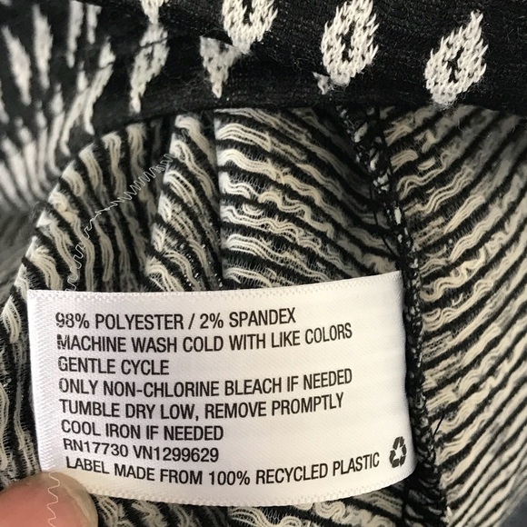 Xhilaration Skater Dress Black And White Size M - Picture 4 of 8